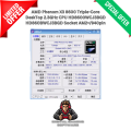 AMD Phenom X3 8600 2.3GHz Three Core CPU Processor HD8600WCJ3BGD / HD860BWCJ3BGD Socket AM2+ Mature Technology. 