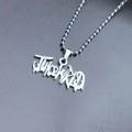 Hip Hop Rapper Juice Wrld 999 Necklace Stainelss Steel Letter Name Heart Pendants Necklaces Fans Memorial Jewelry Gifts. 