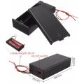 2×18650 7.4V Battery Holder with ON/OFF Switch. 