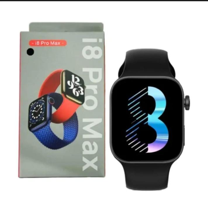 I8 Pro Max Smart Watch | Bluetooth Calling | Full Touch HD Display | Fitness & Sports Tracker | Smartwatch for Men & Women