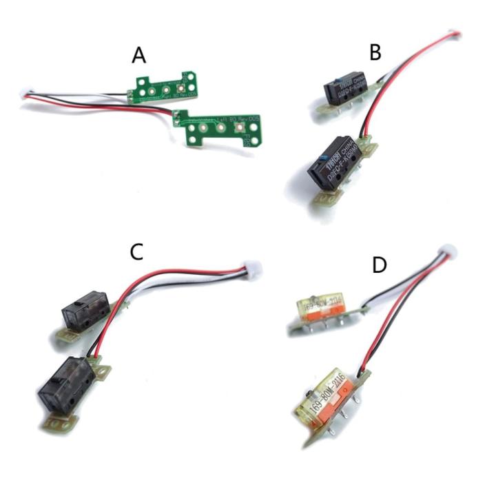 2 Pcs Mouse Micro Switch Button Board TTC 80M Kailh GM 8.0 Blue Dot forLogitech G304 G305 Gaming Mice Welded Board Cable