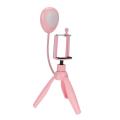 Mobile Phone Foldable Live Streaming Beauty Fill Light Lamp with Tripod and Phone Holder. 
