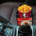 SHUNWEI SD-1020 Universal Console Car French Fry Drink Can Plastic Stand Holder(Black). 