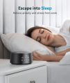 Dreamegg D3 Pro Noise Machine Sound Machine for Adults, Rechargeable Sound Machine for Sleeping, 29 HiFi Sound, Battery, Adapter, Auto-Off Timer, Portable Sound Machine for Baby Home Travel Black. 