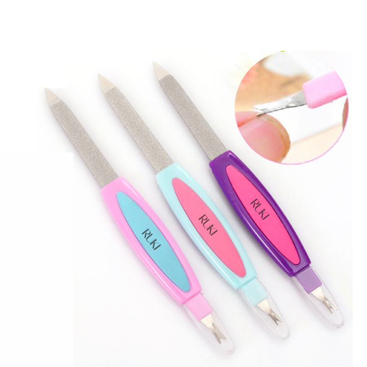 2 in 1 Nail Filer & Cuticle Remover For Nails