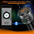 IMDEN Bluetooth 5.0 FM Transmitter for Car, 3.0 Wireless Bluetooth FM Radio Adapter Music Player FM Transmitter/Car Kit with Hands-Free Calling and 2 USB Ports Charger Support USB Drive. 