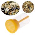 Professional Transparent Queen Bee Labeled Bottle Beekeeping Queen Bee Cages Plunger Marker Tools Plastic Beekeeper Breeding Bottle. 