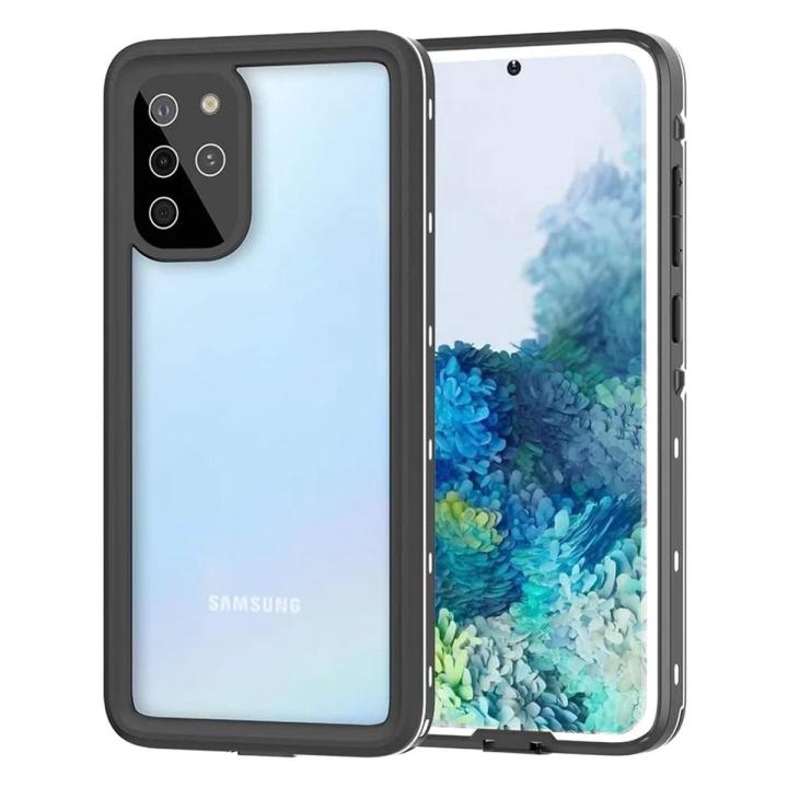 Redpepper Waterproof Case for Samsung Galaxy S20 Plus  Galaxy S20 plus Waterproof Case with Built in Screen Protector Case black