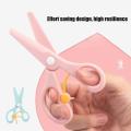 Plastic Color Paper Cutter Lightweight Pink/Green/Cyan Small Round Head Cutter for Arts And Crafts School Projects. 