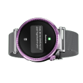 Zero® Jewel Pro Smartwatch for Women  1.1" AMOLED Display, Bluetooth Calling, 110+ Sports Modes, Health Tracking  Diamond-Cut Design with Stainless Case  Best Lightweight Smartwatch for IOS & Android. 