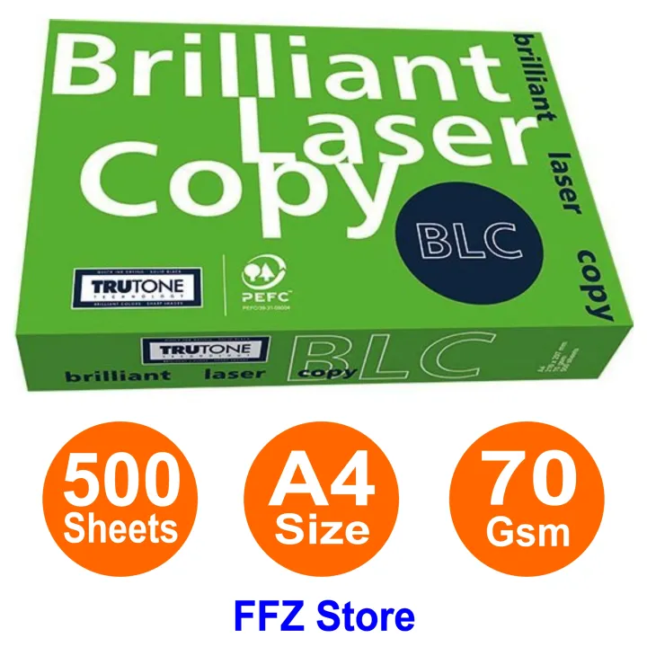BLC A4 Paper 70-gram Rim/Ream, 500 Sheets | Daraz.pk