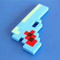Minecraft peripheral children's toy model s EVA foam diamond pickaxeax figure. 