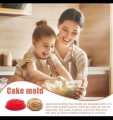 Rose Mold Silicone Food-Grade Unique 3D Silicone Mold For Cake Flower Shape Silicone Cakes Pan Large Baking Trays For Birthday. 