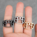 Stainless Steel Man Men Rings Fight Boxing s Creativity Personality for Male Boyfriend Fashion Accessories Jewelry Gift. 
