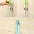 Free Punch Mop Rack Mop Hook Strong Viscose Wall Hanging Mop Clip Storage Broom Card Holder Hanger. 