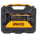 INGCO 86 Pcs Accessories Set Drilling Kit HKTAC010861 included bit for Masonry HSS twist wood twist.. 