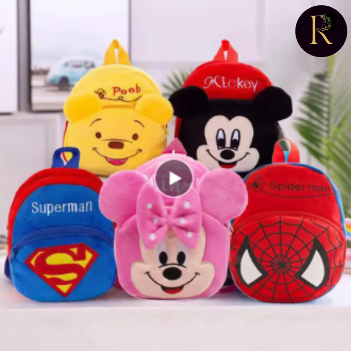 Pink%20Minnie%20Kids%20Plush%20Bag%209-10%20Inches%20kids%20Bag%20By%20Reeshail%20Enterprise%20-%20Image%203