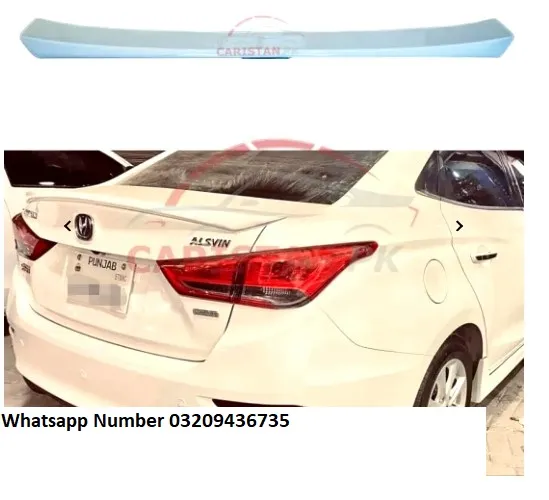 Alsvin Trunk Lip Spoiler ABS Plastic Black White Rear Wing OEM Style ...