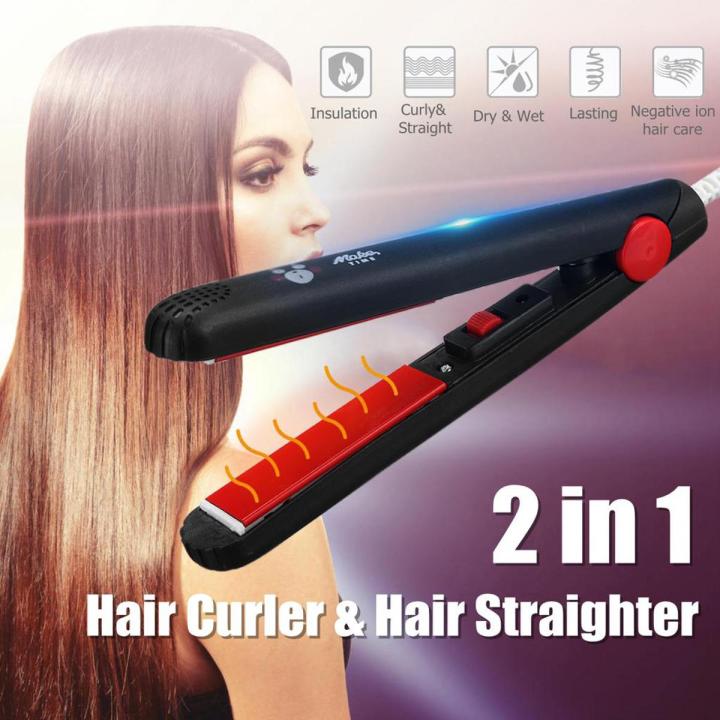 Mini%20Hair%20Straightner%20And%20Straightener%20Flat%20Iron%20Ceramic%20Hair%20Straightener%20Dry%20and%20Wet%20Thermostatic%20Electric%20Curling%20Iron%20-%20Image%204