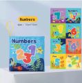 Baby Cloth Book Intelligence Development Early Learning Educational Toy Montessori for Kids Gift. 
