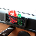 Car Multifunctional Phone Storage Net Mesh Resilient Car Carrying String Bag. 