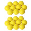 20pcs Yellow Soft Elastic Indoor Practice PU Golf Ball. 