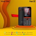 VGOTEL Four 22 - 2.4  Inch - 3000mAh Battery - Four Sim - Bluetooth - Wireless FM Radio - AnyColor. 