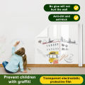 Wall Protective Film Clear Removable Wall Protector Film Anti-scratch Moisture-proof Child-friendly Sticker for Bedroom Walls Southeast Asian Buyers' Choice Oil Damage Reduction for Walls. 