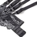 Silk Road Traders Floral Lace Garter Suspender Belt - Lingerie Suspenders Waist Belt For Stockings. 