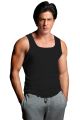 Men Black color vest- undershirt - Bunyan-Jeans knit Men's Wear. 