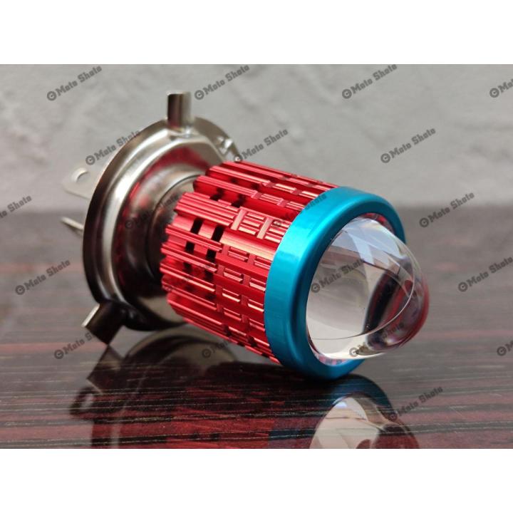H4 2 Colours Projector Headlight Bulb For Bike YBR, YBZ, DX, GS 150, CB 150 Universal For All Motorcycles