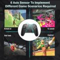 Wireless Game Controller for Nintendo Switch/Switch Lite/PC/Phone/Ipad, Rechargeable Remote Bluetooth Gamepad with Joystick with Ergonomic Non-Slip, Adjustable Turbo and Vibration UK IMPORT A1186. 