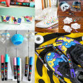 Uni Posca Paint Markers Set Full Colors Range PC-1M PC-3M PC-5M Acrylic Marker Pens Art Painting Graffitti Marking Drawing Tool. 