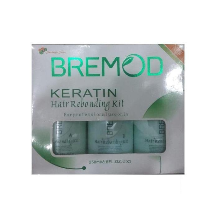 Bremod keratin hair rebonding kit