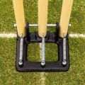 FORTRESS Spring Back Cricket Stumps - 28in ICC Regulation Stumps for Cricket | Club & Pro Styles | Spring Back Wickets & Bails | Freestanding Cricket Set for Seniors. 