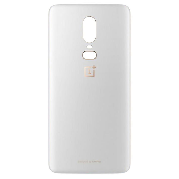 OnePlus 6 Back Body Casing Housing Replacement with Battery Back Door Included For OnePlus 6 - White