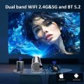 HY300, HY300 Pro & HY300 Plus Android Projector 200/260 ANSI Android 11 4K 1280*720P Dual Wifi6 BT5.0 Allwinner H713 Home Cinema Outdoor Indoor Projector. 