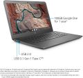 HP Chromebook 14 G5 - 14 - inch HD  Widescreen Laptop Computer - Intel Celeron N3350 up to 2.4GHz - 4GB DDR4 Memory - 32GB eMMC Flash Memory - 802.11ac - Bluetooth - USB-C 3.1 - Chrome OS - Play Store - Refurbished. 