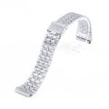 For Casio A159W-N1 A158WA A168 F91W AE1200/1300 Silver Black Gold Vintage Small Square Stainless Steel Watch Band Strap 18mm. 