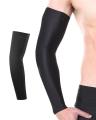 Arm Sleeves Cover UV Sun Protector - Black. 