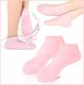 Moisturizing Socks Silicone Gel Spa Exfoliating Socks for Dry Cracked Skin Heel Socks Anti Slip for Foot Care Softening Calluses. 