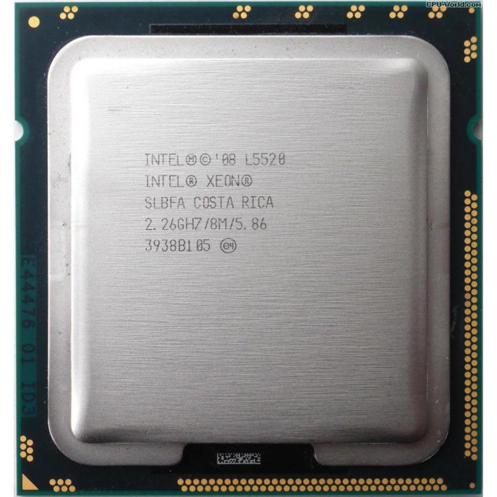Intel® Xeon® Processor L5520 8M Cache, 2.26 GHz, 5.86 GT/s Intel® 3901A219