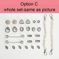 Croc Gems Crystal Charms diamond Jibbitzs chain Jibbitz. 