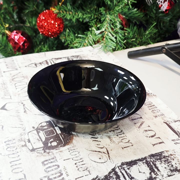 1Pcs Black Marble Bowl, Raita Bowl 7-Inch & 9-Inch
