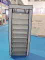 Shoe Racks with Zipper & Side Pocket |shoe organizer with large storage capacity| Wardrobe Portable stylish designs with Adjustable Shelves Space Saving Lightweight Racks. 