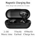 Kebidu TWS Smart Fingerprint Touch Wireless Earbud Bluetooth 5.0 4D True Stereo Noise Cancelling Headphone. 