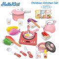 NYT 32Pcs Kitchen Playsets Kitchen Toy Set Simu-Lation Cooking Tableware Set Electronic Kids Kitchen Pretend Play Toys Breakfast Stove Pots Utensils And Pans Food Pretend Cookware Cooking Play Kitchen Set For Kids Girl Boy. 
