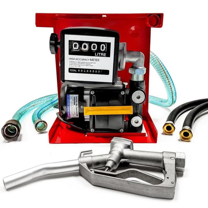 Fuel / Diesel Transfer Pump / Dispenser with Nozzle and Piping complete set