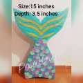 Mermaid Shape Empty Pinata on Disney Theme| Style for Kids / Children Birthday Parties events. 
