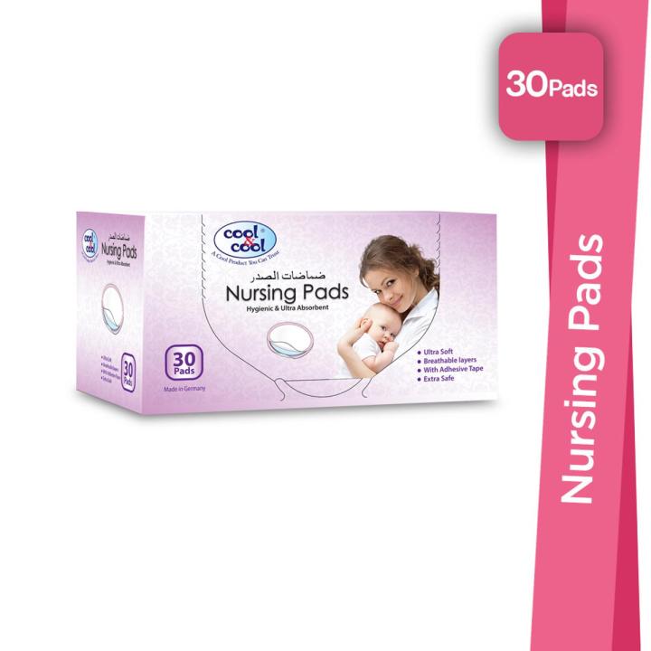 Cool and Cool Nursing Pads With Ultra Absorbent 30